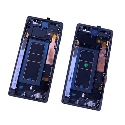 China original mobile phone lcds note 9 samsung galaxy display lcd touch screen for samsung with frame note 9 6.4 inch for sale