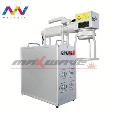 China Air-cooled 20W 30W 50W 100W Ipg silver, gold, jewelry, nameplate, Pigeon Ring Fiber Marking Machine With cover for sale