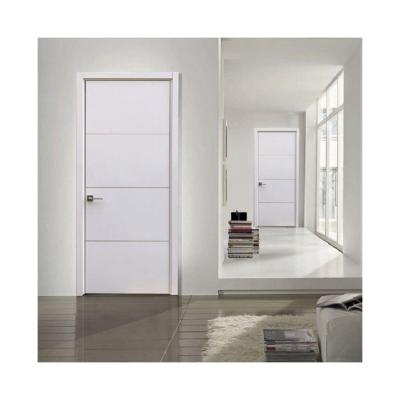 China Solid Wood Security Side Opening Interior Bedroom Door with Simple Installation Design for sale