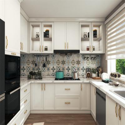 China Transform Your Kitchen with YALIG Luxury Solid Wood Cabinets and RICE BOX Accessories for sale