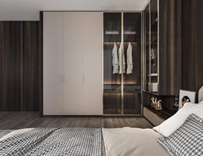 China General Dustproof Wardrobe and Storage in MDF Bedroom Set for Home Villa Hotel Apartment for sale