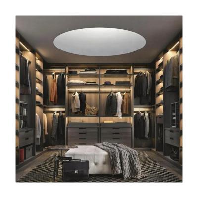 China Professional Waterproof Wooden Clothes Wardrobe Modern Folded Luxury Wardrobe by YALIG for sale