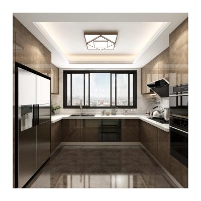 China Custom Modern Design Waterproof Durable Kitchen Cabinet Melamine Board Carcase Material for sale