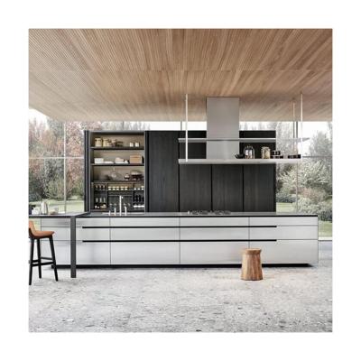 China YALIG Wooden Kitchen Cabinet Sets with Waterproof Fireproof Advantage and Blum Hardware for sale