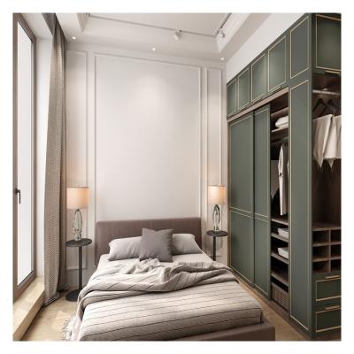 China Customizable Solid Wood Wardrobe for End Bedroom Organization and Storage for sale