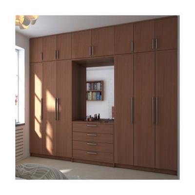 China Solid Color Matte Lacquered Bedroom Plywood Wardrobe for Apartment Home Furniture for sale