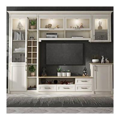 China Clean Lines Whole Wall Storage Cabinet for Living Room Furniture Modern Shaker Style TV for sale