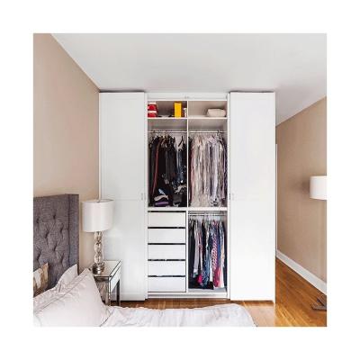 China General European Wooden Walk-in Closet Wardrobe for Bedroom Furniture in Hotel Apartment for sale