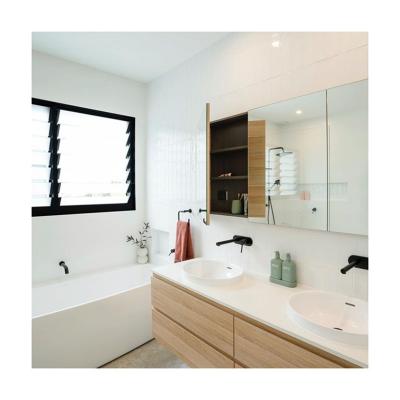 China Small Rectangle Wall Hanging Bathroom Vanity Sink with Bath Tub and Mirror Included for sale