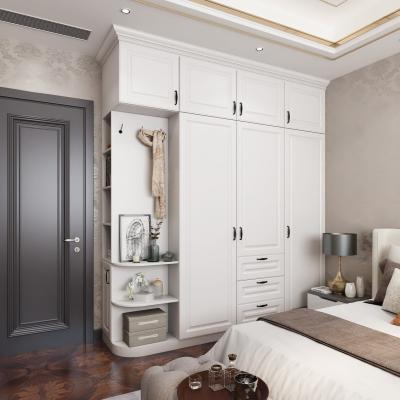 China 2024 High End Moisture Resistant Bedroom Wood Wardrobe Closets for Home Furniture Needs for sale