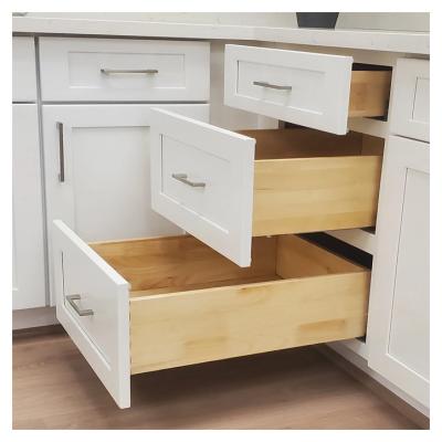 China Wohnung Shaker Stil Standard Modular Massivholz Küchenschrank Türen und Schubladen Fronten zu verkaufen