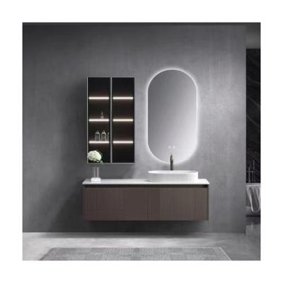 China 36 Inch Modern Sink Storage Basin Bathroom Vanity with Smart LED Mirror Customized Design for sale