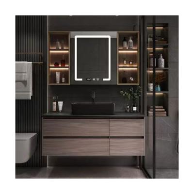 China Baño de colores personalizados Modernos gabinete de espejos LED y la colección del fregadero en venta