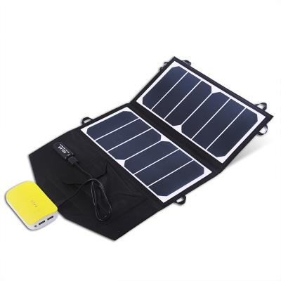 China Polyester Folding Solar Panel 5V 13W Portable Outdoor Solar Charger for Camping for sale