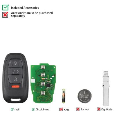 China A6L Q5 A4L A8L Xhorse VVDI A754J Smart Key XSADJ1GL 315MHZ work with VVDI BCM2 adapter for sale