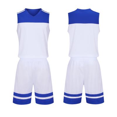 China Antibacterial Basketball Wear Vest Custom Wholesale Breathable Basketball Shorts Basketball Training Uniform for sale