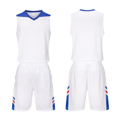 China Antibacterial Basketball Wear Basketball Clothes Training Breathable Wholesale Vest Basketball Uniform for sale