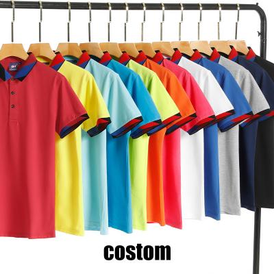 China 100% Custom Made High Quality QUICK DRY Cotton Polo Shirts Fashion Golf Shirts For Men for sale