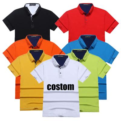 China QUICK DRY Sports Wear Polo Shirts Men 100% Cotton Custom Made Sublimation Polo Shirt for sale