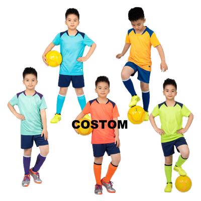 China Sale EPL Referee Custom Bulk Logo Brand Club Sets Reversible Original Team Uniform Top No Numbers Kids Soccer Jersey for sale