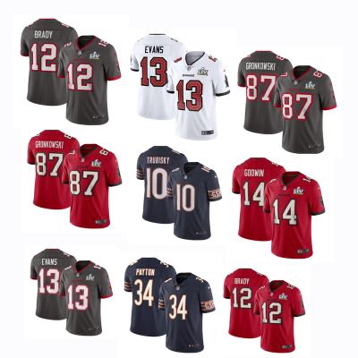 China Breathable 1000 Different Styles NFL Jersey Aemerican Football Tank Tops With Brand Logo Top Quality Embroidery Sports Wear for sale