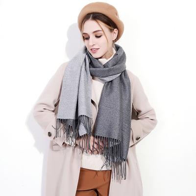 China European American Solid Keep Warm Scarf Neck High Quality Cashmere Scarves For Women European Style Scarves Soft Shawls for sale