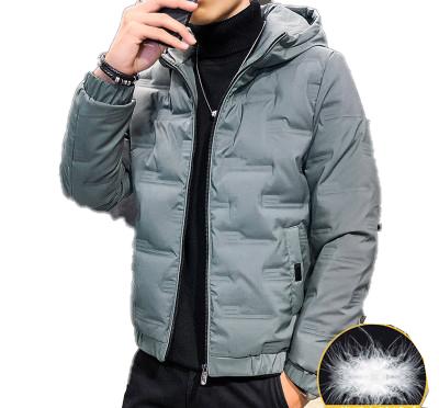 China Breathable Men's Slim High Down Stripper Jacket Waterproof Windproof Bubble Jacket Winter Keep Warm Down Coat for sale