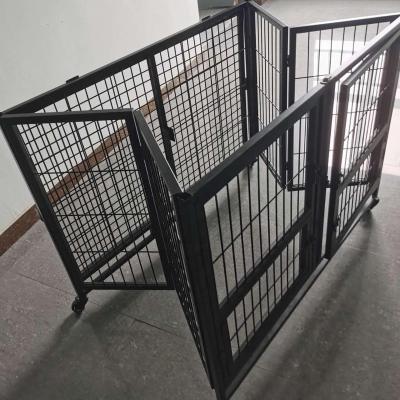 China Breathable black iron dog cage02-XXXL animal cage for pet store 134X74X110=52