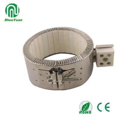 China Widely used 220V/1100W/1200W/1500W ceramic band heater for injection molding machine mica heating element for sale