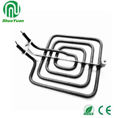 China Electric Home Appliance Hot Plate Square Shaped Stainless Steel Hot Pan Green Fryer Coil Heating Elements for sale