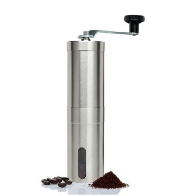 China Hot Selling Adjustable Grinding Core Stainless Steel Coffee Bean Grinder Conical Burr Hand Crank Grinder Manual Coffee Grinder for sale