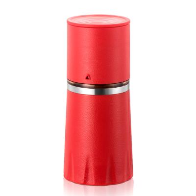 China Red and Black Grinder Hand Coffee Maker Core Machine Color Adjustable Grinding Portable Coffee Maker for sale