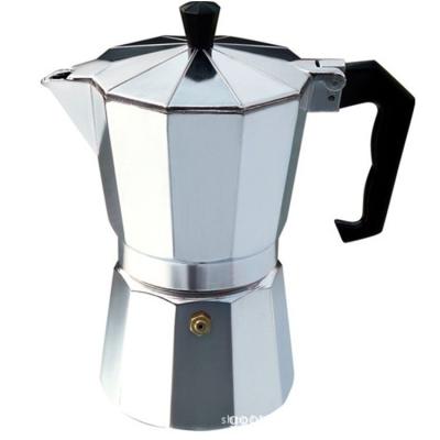 China WITH LID 50ml 100ml 300ml 600ml Moka Pot High Quality Portable Aluminum Glass Coffee Pot With Lid for sale