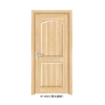 China 2022 Sound Insulation Fashion Melamine Wooden Door Design For Bedroom for sale