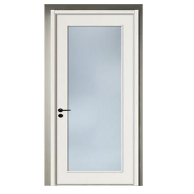 China Prettywood Panel Modern Design Eco-Friendly Waterproof Wooden Bathroom WPC Interior Door for sale