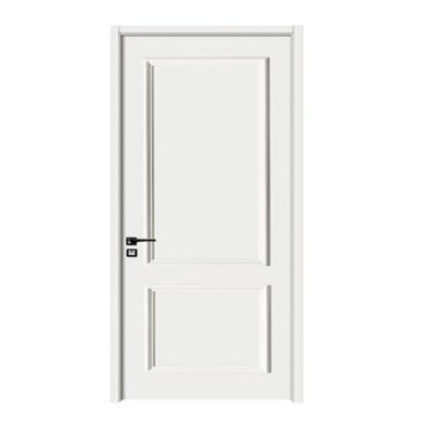 China Factory Price Black Color Wood Plastic Composite Door Bathroom Interior Wpc Doors for sale