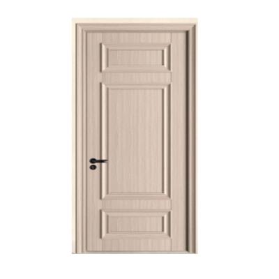 China Sound Insulation Interior Solid Wood Modern Designs Paint Panel Wood Door Design For House for sale