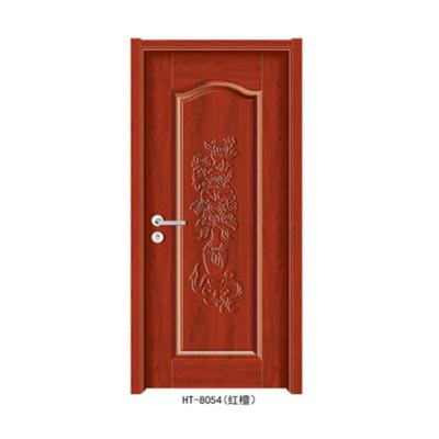 China Hot Selling 2022 PVC Laminox Sound Insulation Apartment Room Door Wooden Door Design Made in China for sale