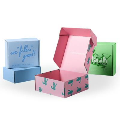 China Recyclable Custom Printed Folding Mailing Box Airplane OEM Corrugated Cardboard Mailing Mailing Box Mailing Paper Packaging Boxes for sale