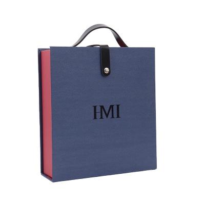 China Manufacturer Custom Magnetic Portable Boxes 100% Recyclable With PU Leather Custom Logo for sale