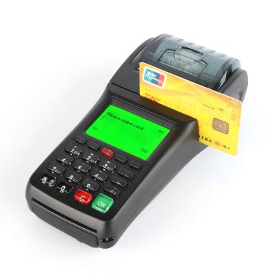 China Handheld Mobile POS Payment Terminal Card Reader With GPRS SMS Printer 57x45mm for sale