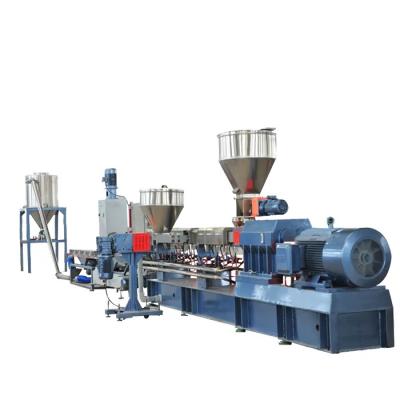 China Factory promotion price making biodegradable plastic rubber granules used double twin screw extrusion granulator machine for sale for sale