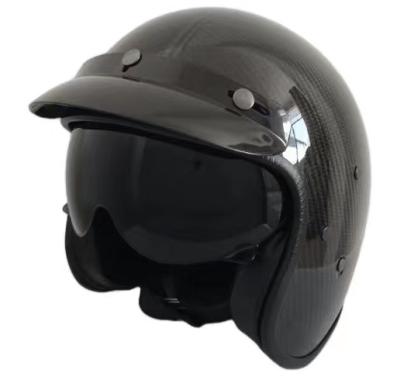 China Professional Lightweight Carbon Fiber Motorcycle Helmet Full Face Open Face Helmet for sale