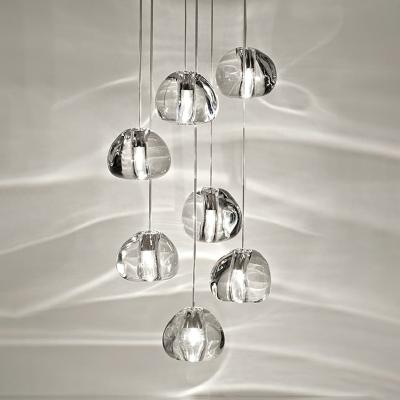 China Modern Modern Chandelier Stair Lighting Pendant Lamp Villa Stair Living Dining Pendant Lighting Indoor Lighting for sale