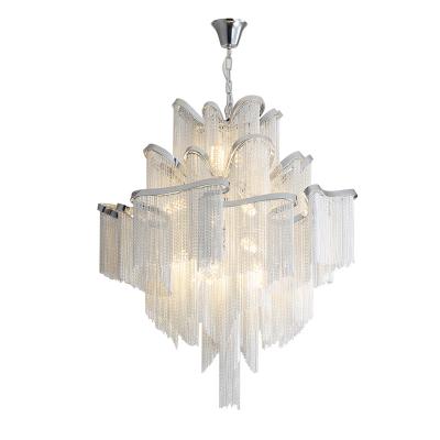 China Modern Minimalist Hotel Lobby Chandelier Decoration Staircase Chandelier Modern Decoration Indoor Lighting Bedroom Pendant Lamp Living Room Design Led Pendant Light for sale