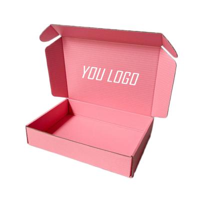 China Custom Logo Luxury Corrugated Gift Box Recyclable Custom Size Square Mailing Mailing Box With Logo for sale