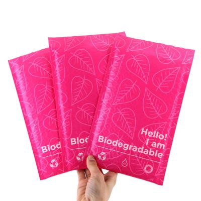 China Recyclable Custom Strong Adhesive Padded Mailing Bags Eco-Friendly Poly Mailer Mailer Bags Bubble Envelope Pink Mailers Envelopes for sale