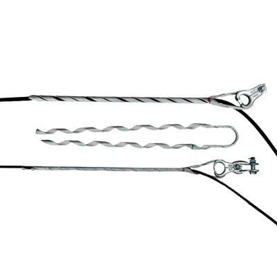 China ADSS/OPGW Cable Preformed Armor Rods / Dead End Handle /Tension Clamp for sale