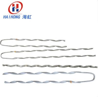 China Aluminum Clad Preformed OPGW And ADSS Fiber Optic Cable Steel Wire Dead End Grip Type For Fixing Wires for sale