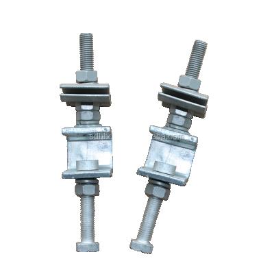 China Application Down Lead Clamp For Tower Down Lead Clamp For OPGW Steel Shield Wire Pole Clamps for sale